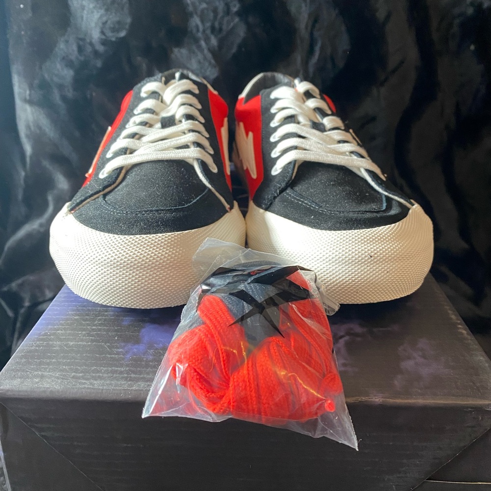 New Revenge X Storm vol 2 Black and red low sneakers Size 10 - Picture 3 of 10